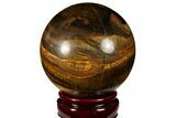 Polished Tiger's Eye Sphere #124629-1